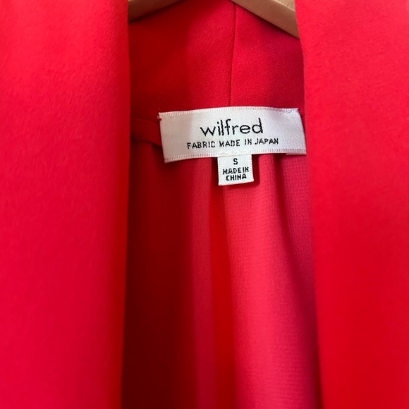 Wilfred size small red/coral mini tie up sleeveless dress - Picture 6 of 7